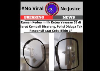 Rumah Kedua milik Ketua Yayasan 33 di Garut Kembali Diserang, Polisi Diduga Tak Responsif saat Coba Bikin LP 14