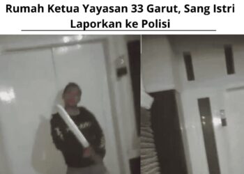 Ancaman OTK Memegang Pedang di Depan Rumah Ketua Yayasan 33 Garut, Sang Istri Laporkan ke Polisi 1