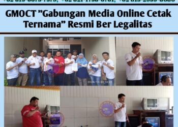 GMOCT "Gabungan Media Online Cetak Ternama" Resmi Berlegalitas  18