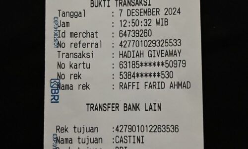 Hati - Hati Modus Penipuan Undian Berhadiah Puluhan Juta Yang Mengatasnamakan Nomor WhatsApp Rafi Ahmad 5