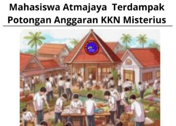 Mahasiswa Atmajaya Terdampak Potongan Anggaran Misterius 1