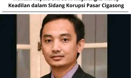 Mantan Kepala BKPSDM Majalengka Harap Keadilan dalam Sidang Korupsi Pasar Cigasong 7