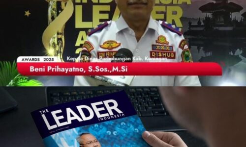 Kadishub Kuningan Beni Prihayanto Raih Penghargaan Indonesia Leader Awards 8