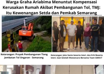Warga Graha Ariabima Menuntut Kompensasi Kerusakan Rumah Akibat Pembangunan Tol, TMJ: Itu Kewenangan Setda dan Pemkab Semarang 14
