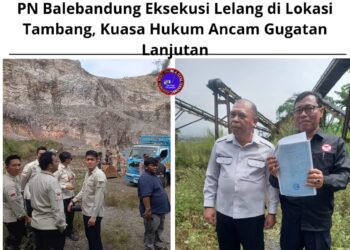 PN Balebandung Eksekusi Lelang di Lokasi Tambang, Kuasa Hukum Ancam Gugatan Lanjutan 20