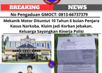 Mekanik Motor Dituntut 10 Tahun 6 bulan Penjara Kasus Narkoba, Klaim Jadi Korban Jebakan, Keluarga Sayangkan Kinerja Polisi 21