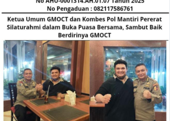 Ketua Umum GMOCT dan Kombes Pol Mantiri Pererat Silaturahmi dalam Buka Puasa Bersama, Sambut Baik Berdirinya GMOCT  15