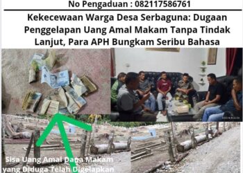 Kekecewaan Warga Desa Serbaguna, Aceh: Dugaan Penggelapan Uang Amal Makam Tanpa Tindak Lanjut, APH Bungkam 14