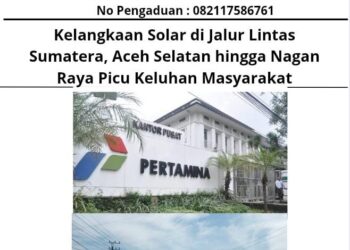 Kelangkaan Solar di Jalur Lintas Sumatera, Aceh Selatan hingga Nagan Raya Picu Keluhan Masyarakat 1