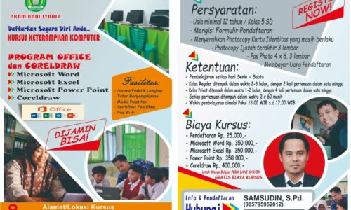 PKBM Bani Syahir Kuningan Berikan Akses Kursus Komputer Gratis untuk Siswa Kurang Mampu 4