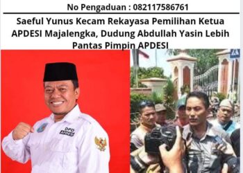 Saeful Yunus Kecam Rekayasa Pemilihan Ketua APDESI Majalengka, Dudung Abdullah Yasin Lebih Pantas Pimpin APDESI  1