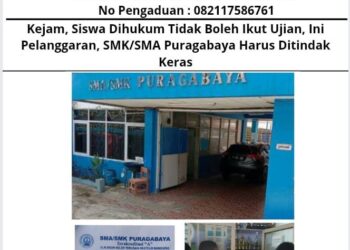 Kejam, Siswa Dihukum Tidak Boleh Ikut Ujian, Ini Pelanggaran, SMK/SMA Puragabaya Harus Ditindak Keras 16