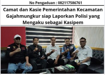 Camat dan Kasie Pemerintahan Kecamatan Gajahmungkur Semarang Siap Laporkan Polisi yang Mengaku sebagai Kasipem 18
