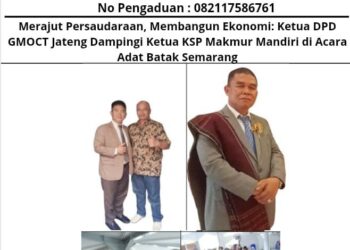 Merajut Persaudaraan, Membangun Ekonomi: Ketua DPD GMOCT Jateng Dampingi Ketua KSP Makmur Mandiri di Acara Adat Batak Semarang 17