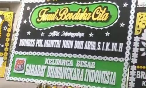 Keluarga Besar SBI Turut Berduka Cita Meninggalnya Kombes Pol Mantiri Jhon Dwi Arya, SIK. MH. 2
