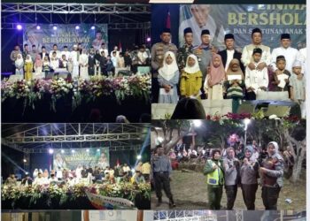 Satlinmas Pagersari Berprestasi, "Bersholawat" dan Santuni Yatim Piatu, Raih Pujian Masyarakat Semarang  13