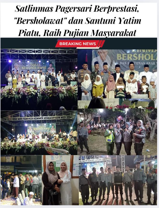 Satlinmas Pagersari Berprestasi, "Bersholawat" dan Santuni Yatim Piatu, Raih Pujian Masyarakat Semarang 1 Satlinmas Pagersari Berprestasi, "Bersholawat" dan Santuni Yatim Piatu, Raih Pujian Masyarakat Semarang 1