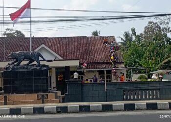 Polres Ciamis Giat Renovasi Mapolsek Banjarsari Guna Tingkatkan Pelayanan pada Masyarakat 19
