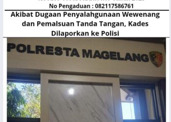 Akibat Dugaan Penyalahgunaan Wewenang dan Pemalsuan Tanda Tangan, Kades Dilaporkan ke Polisi 13