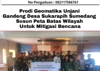 Prodi Geomatika Unjani Gandeng Desa Sukarapih Sumedang Susun Peta Batas Wilayah untuk Mitigasi Bencana 18