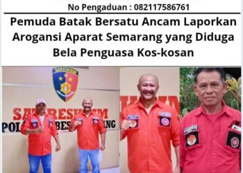 Pemuda Batak Bersatu Ancam Laporkan Arogansi Aparat Semarang yang Diduga Bela Pengusaha Kos-Kosan 1