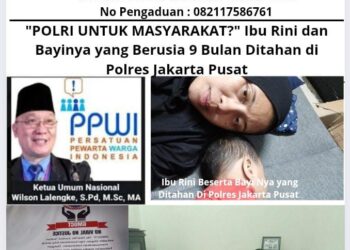 "POLRI UNTUK MASYARAKAT?" Ibu Rini dan Bayinya yang Berusia 9 Bulan Ditahan di Polres Jakarta Pusat 16