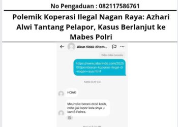 Polemik Koperasi Ilegal Nagan Raya: Azhari Alwi Tantang Pelapor, Kasus Berlanjut ke Mabes Polri 1
