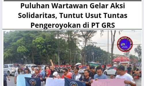 WhatsApp Image 2025-08-23 at 00.05.27_7a26c630 Puluhan Wartawan Gelar Aksi Solidaritas, Tuntut Usut Tuntas Pengeroyokan di PT GRS 3