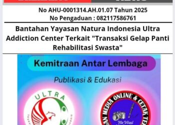 Bantahan Yayasan Natura Indonesia Ultra Addiction Center Terkait "Transaksi Gelap Panti Rehabilitasi Swasta" 14