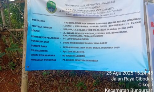 Diduga Ada Upaya Penyelewengan Anggaran Terkait Pembangunan SMKN 1 Bungursari, KCD Wilayah IV Diminta Tegur Kepsek dan Kontraktor 4