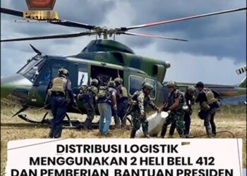 TNI Berhasil Buka Akses Bantuan Sosial ke Distrik Kuyawage, Wilayah yang Selama Ini Terisolasi 13