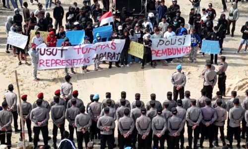 Aksi Demonstrasi di Pangandaran Berlangsung dengan Aman Berkat Kepiawaian Kapolres Pangandaran 5