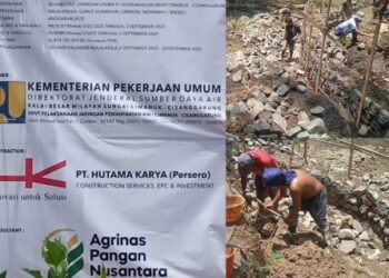 Kontraktor Proyek Rp36,8 M Diduga Gunakan Pasir Tak Standar & Batu Sungai Ilegal di Kuningan 21