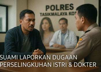 Pesan Hotel Via Aplikasi, Suami Laporkan Dugaan Perselingkuhan Istrinya dengan Dokter Kandungan ke Polres Tasikmalaya Kota 17