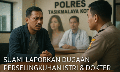 Pesan Hotel Via Aplikasi, Suami Laporkan Dugaan Perselingkuhan Istrinya dengan Dokter Kandungan ke Polres Tasikmalaya Kota 2