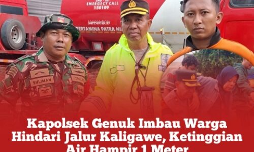 20251028_193029 Kapolsek Genuk Imbau Warga Hindari Jalur Kaligawe, Ketinggian Air Hampir 1 Meter 4