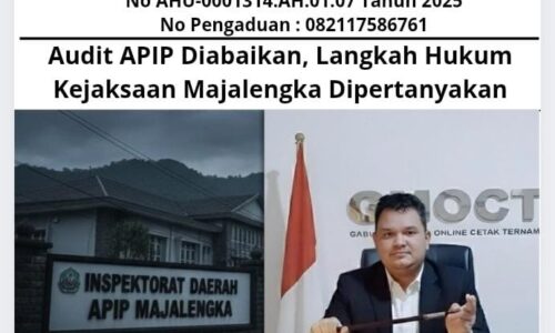 Audit APIP Diabaikan, Langkah Hukum Kejaksaan Majalengka Dipertanyakan 2