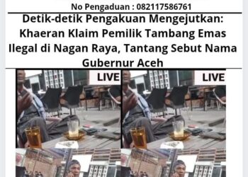 Detik-detik Pengakuan Mengejutkan: Khaeran Klaim Pemilik Tambang Emas Ilegal di Nagan Raya, Tantang Sebut Nama Gubernur Aceh 16
