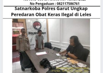 Satnarkoba Polres Garut Ungkap Peredaran Obat Keras Ilegal di Leles 18