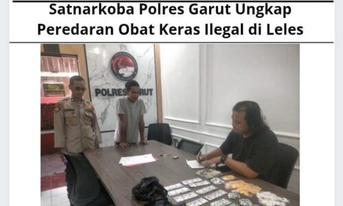 Satnarkoba Polres Garut Ungkap Peredaran Obat Keras Ilegal di Leles 3