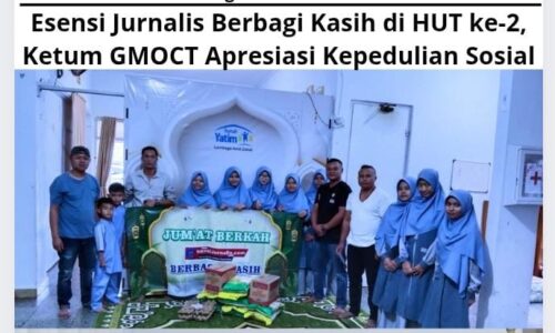 Esensi Jurnalis Berbagi Kasih di HUT ke-2, Ketum GMOCT Apresiasi Kepedulian Sosial 3