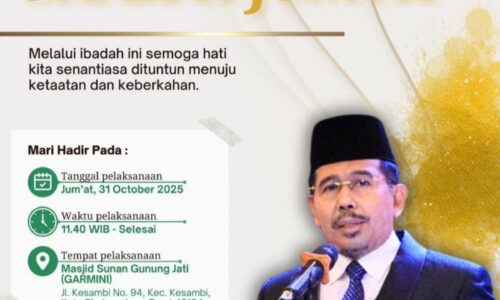 Irjen Pol (P) Dr. H. Agung Makbul: Jadikan Jumat sebagai Momentum Muhasabah dan Pendekatan Diri kepada Ilahi 4
