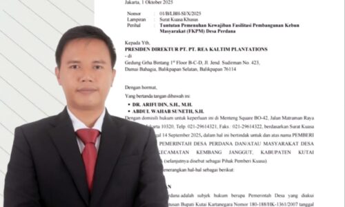 WhatsApp Image 2025-10-03 at 09.54.09_be0b1404 LBH Syarikat Islam Layangkan Somasi ke PT. Rea Kaltim: Tuntut Hak Plasma Warga Desa Perdana 4