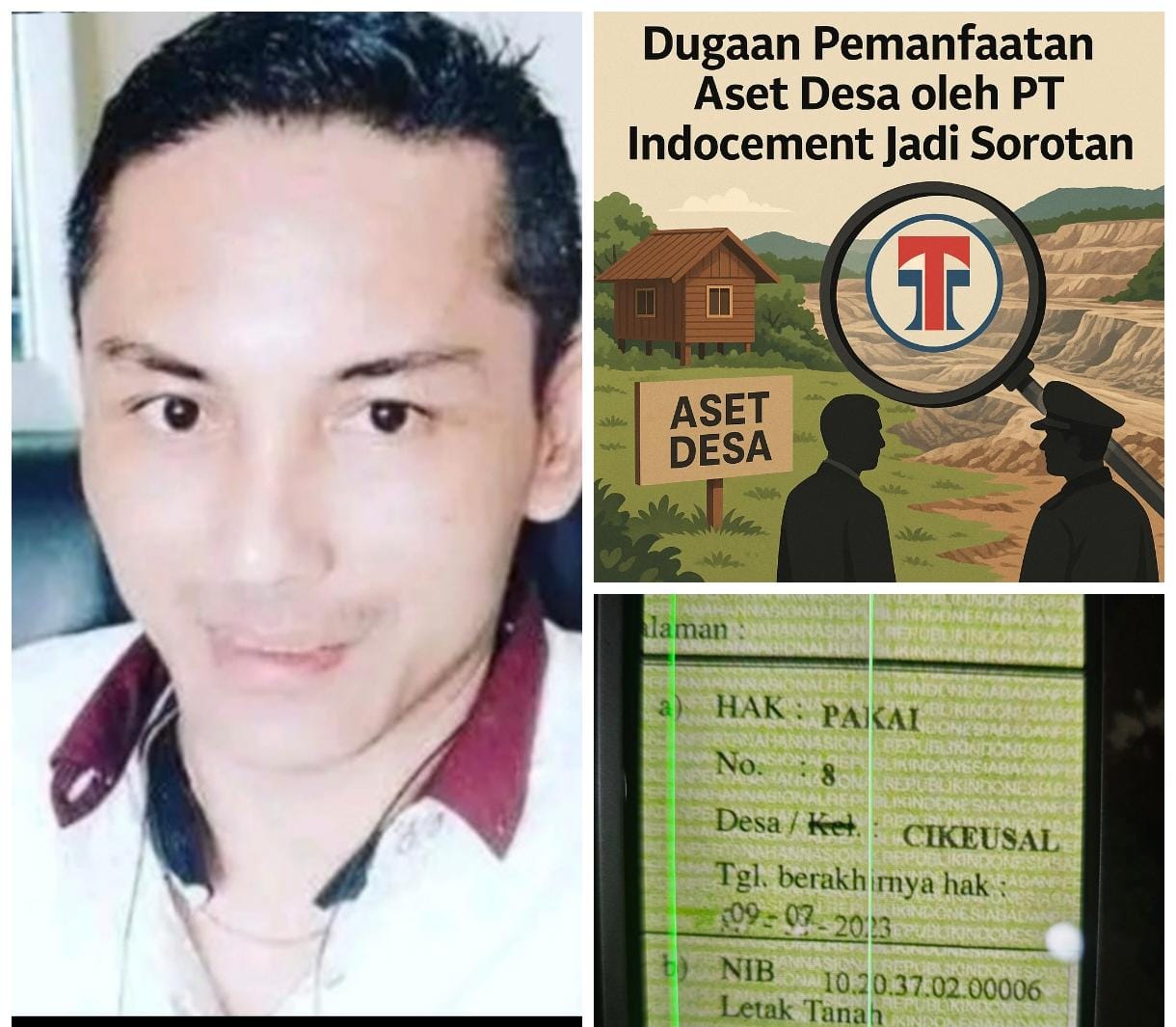 Uyun Saeful Yunus Tantang Indocement Buka Data HGP yang Diduga Kedaluwarsa 1 Uyun Saeful Yunus Tantang Indocement Buka Data HGP yang Diduga Kedaluwarsa 1