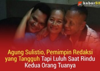 Agung Sulistio, Pemimpin Redaksi yang Tangguh Tapi Luluh Saat Rindu Kedua Orang Tuanya 17