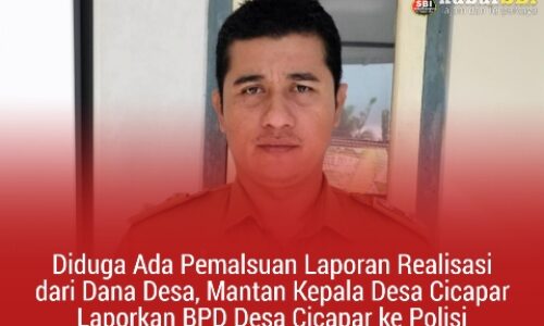 Diduga Ada Pemalsuan Laporan Realisasi dari Dana Desa, Mantan Kepala Desa Cicapar Laporkan BPD Desa Cicapar ke Polisi 5