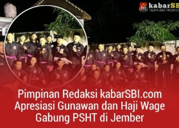 Pimpinan Redaksi kabarSBI.com Apresiasi Gunawan dan Haji Wage Gabung PSHT di Jember 18