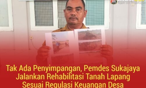 Tak Ada Penyimpangan, Pemdes Sukajaya Jalankan Rehabilitasi Tanah Lapang Sesuai Regulasi Keuangan Desa 4
