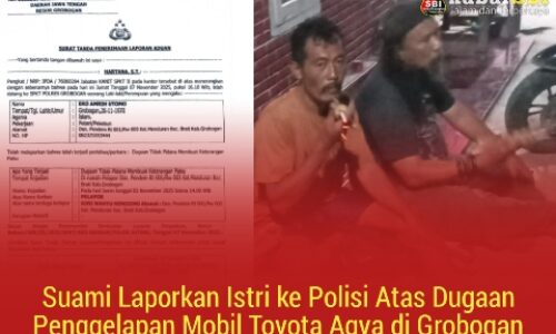 Suami Laporkan Istri ke Polisi Atas Dugaan Penggelapan Mobil Toyota Agya di Grobogan 4