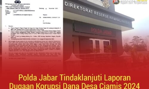 Polda Jabar Tindaklanjuti Laporan Dugaan Korupsi Dana Desa Ciamis 2024 3